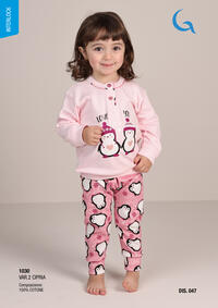PIGIAMA NEONATA M/L 1030 Tellini S.R.L. Großhandelskleidung